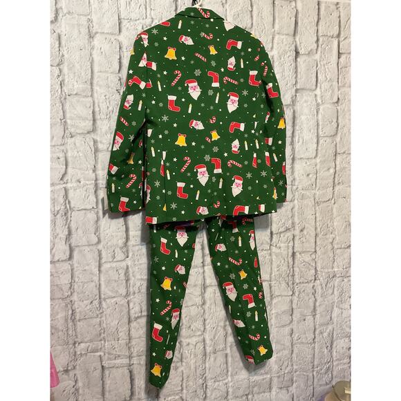 OppoSuits Christmas Suit Complete Xmas Suit: Includes Jacket, Pants, Size 38 - Picture 9 of 12